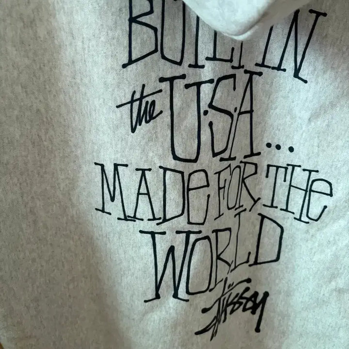 [BUNJANG] Stussy Hoodie Ash Heather L / 스투시 후드티 L사이즈 팔아요