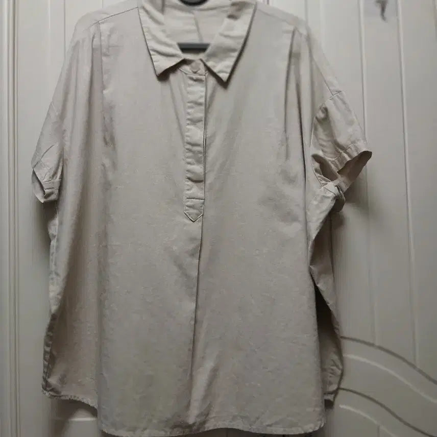[SOLD OUT] 베이지 반팔 남방 셔츠