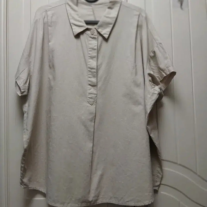 [SOLD OUT] 베이지 반팔 남방 셔츠