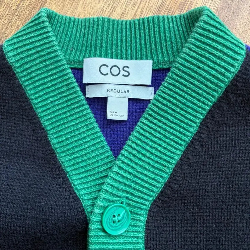 [SOLD OUT] COS 컬러 블록 가디건