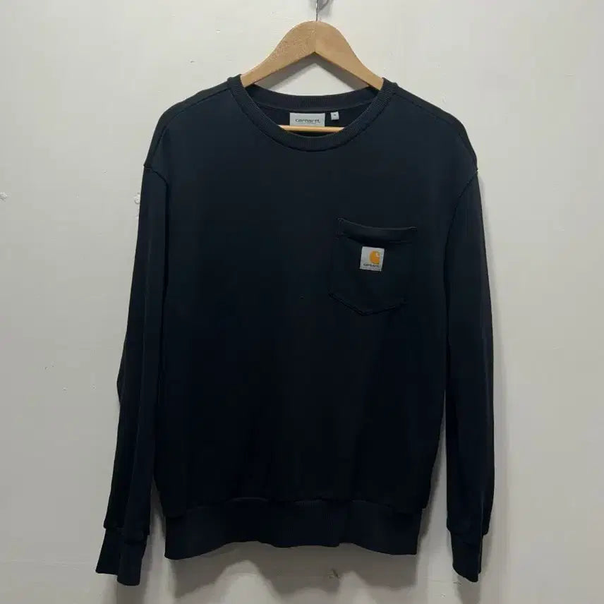 [BUNJANG] Carhartt Pocket Sweatshirt Black M / 칼하트 포켓 맨투맨 블랙 M