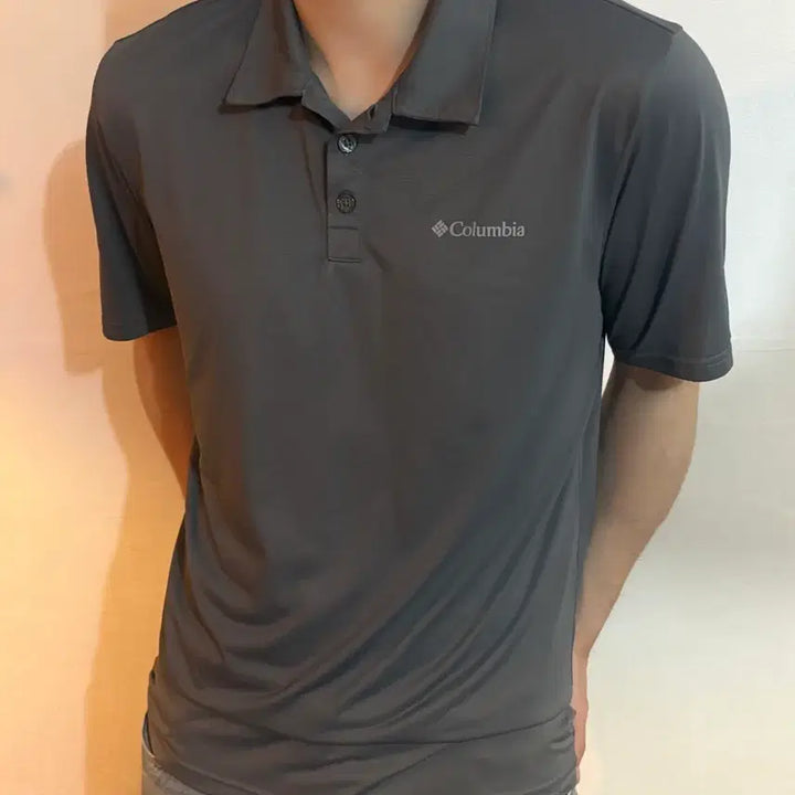 [SOLD OUT] [세탁 완료] 컬럼비아 그레이 폴로티 (기능성) XL