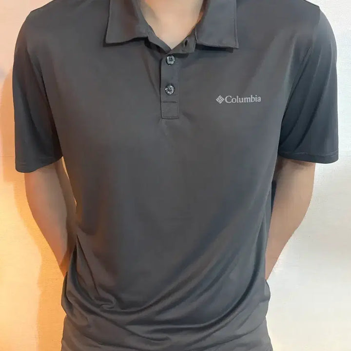 [SOLD OUT] [세탁 완료] 컬럼비아 그레이 폴로티 (기능성) XL