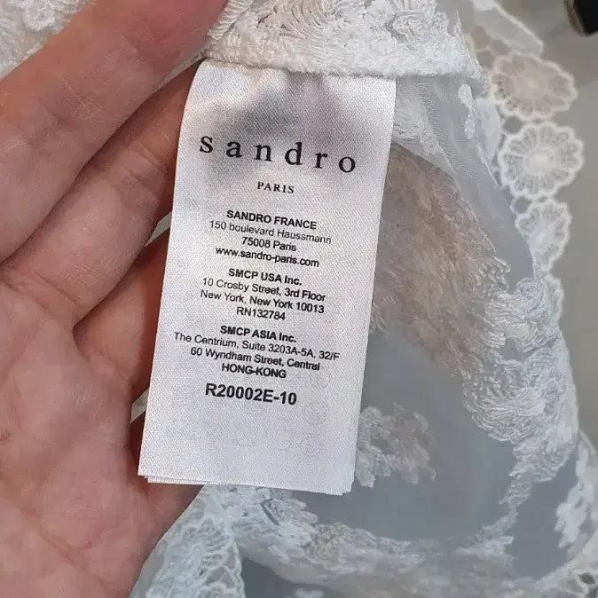 [BUNJANG] Sandro Lace See-Through Dress / 산드로 레이스 시스루38