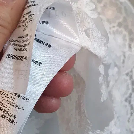 [BUNJANG] Sandro Lace See-Through Dress / 산드로 레이스 시스루38