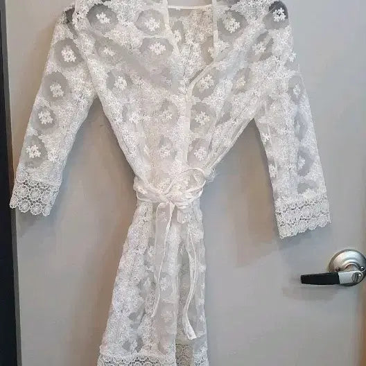 [BUNJANG] Sandro Lace See-Through Dress / 산드로 레이스 시스루38