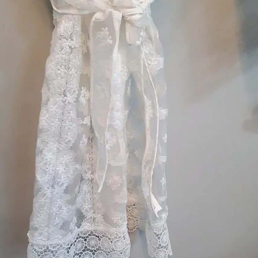 [BUNJANG] Sandro Lace See-Through Dress / 산드로 레이스 시스루38