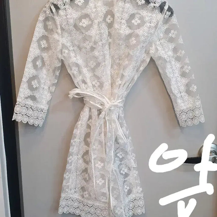 [BUNJANG] Sandro Lace See-Through Dress / 산드로 레이스 시스루38