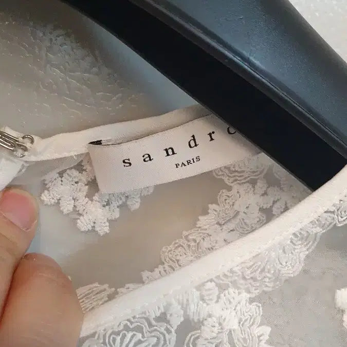 [BUNJANG] Sandro Lace See-Through Dress / 산드로 레이스 시스루38
