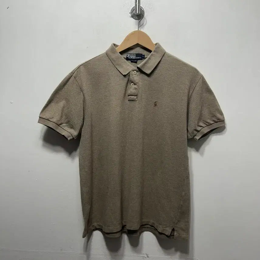 [BUNJANG] Polo Ralph Lauren Khaki Polo Shirt L / 폴로 랄프로렌 카키색 반팔 폴로티 L