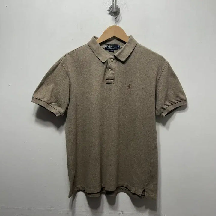 [BUNJANG] Polo Ralph Lauren Khaki Polo Shirt L / 폴로 랄프로렌 카키색 반팔 폴로티 L
