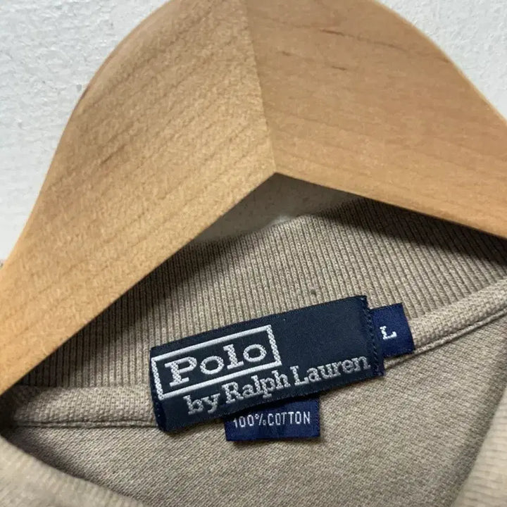 [BUNJANG] Polo Ralph Lauren Khaki Polo Shirt L / 폴로 랄프로렌 카키색 반팔 폴로티 L