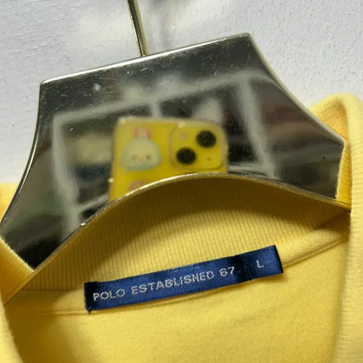 [SOLD OUT] 폴로 랄프로렌 빅포니 반팔 카라티 옐로우 L
