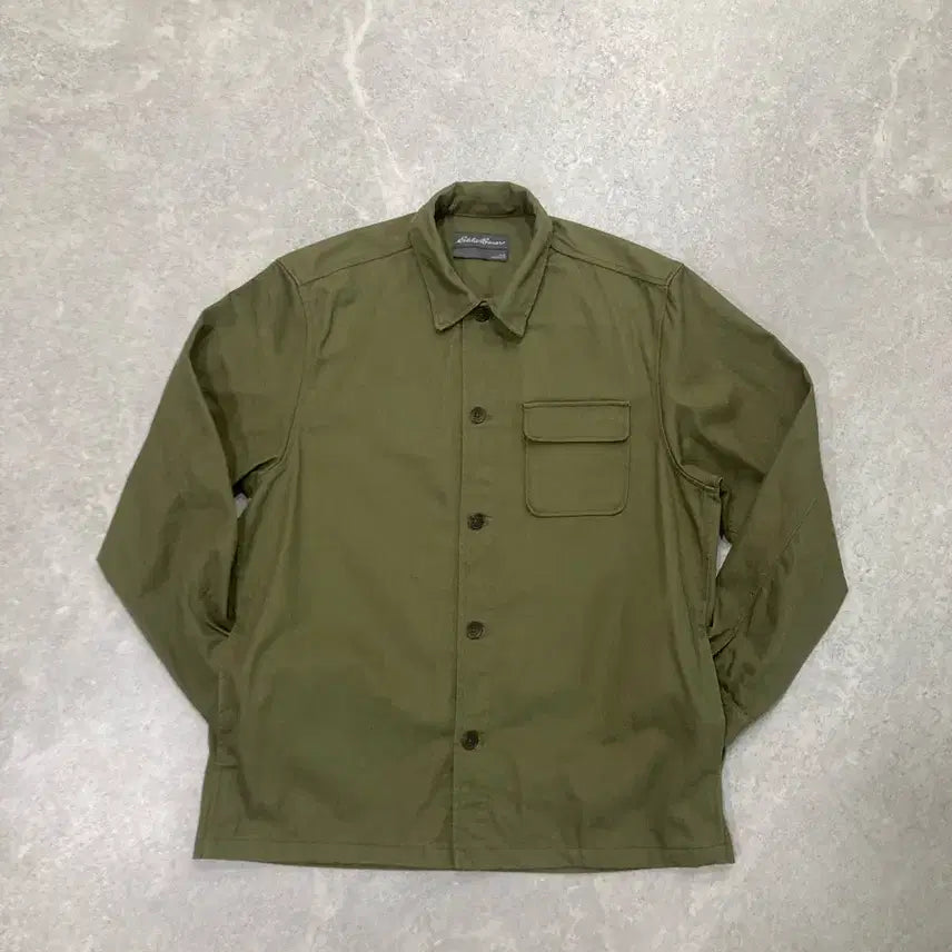 [BUNJANG] Eddie Bauer Military Trucker Jacket / Eddie Bauer 에디바우어 밀리터리 자켓