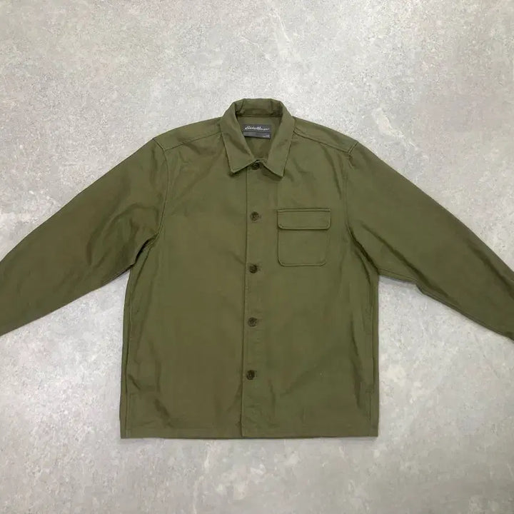 [BUNJANG] Eddie Bauer Military Trucker Jacket / Eddie Bauer 에디바우어 밀리터리 자켓