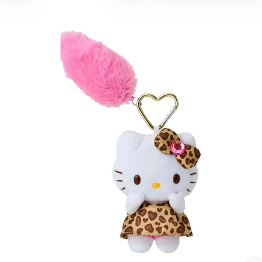[BUNJANG] Hello Kitty Leopard Print Keychain / 레오파드 헬로키티 키링