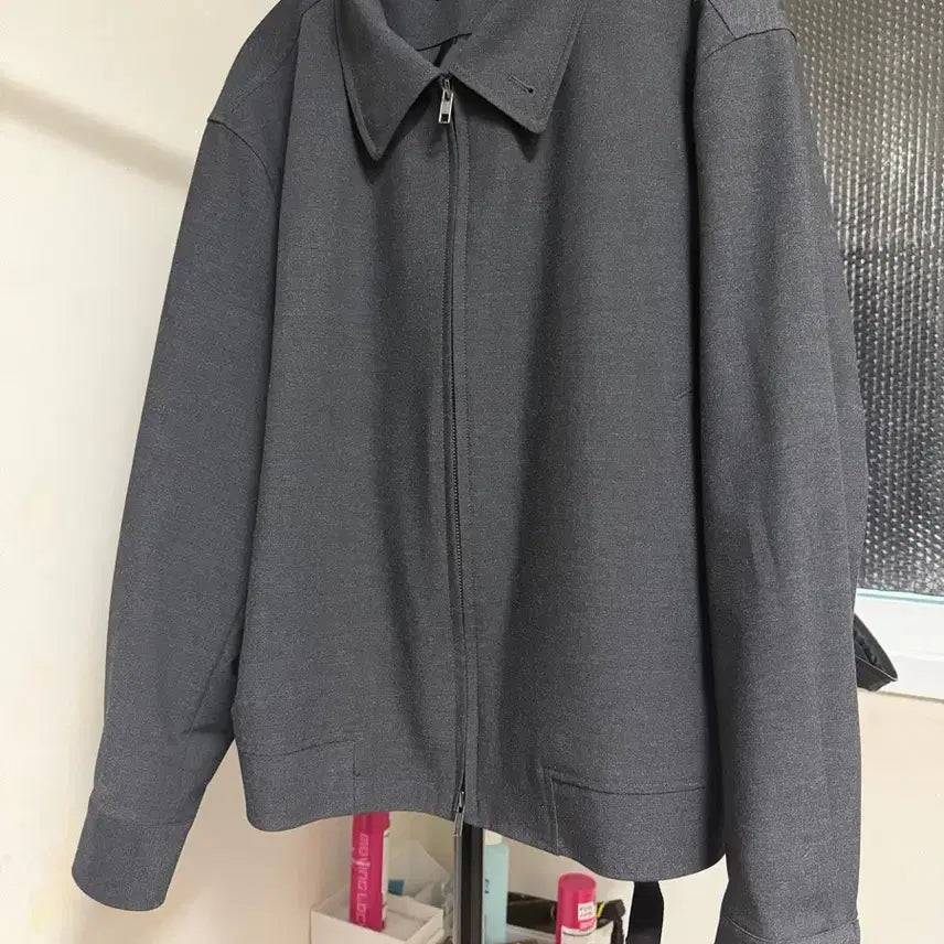 [SOLD OUT] 애습 와이드 울 블루종 M