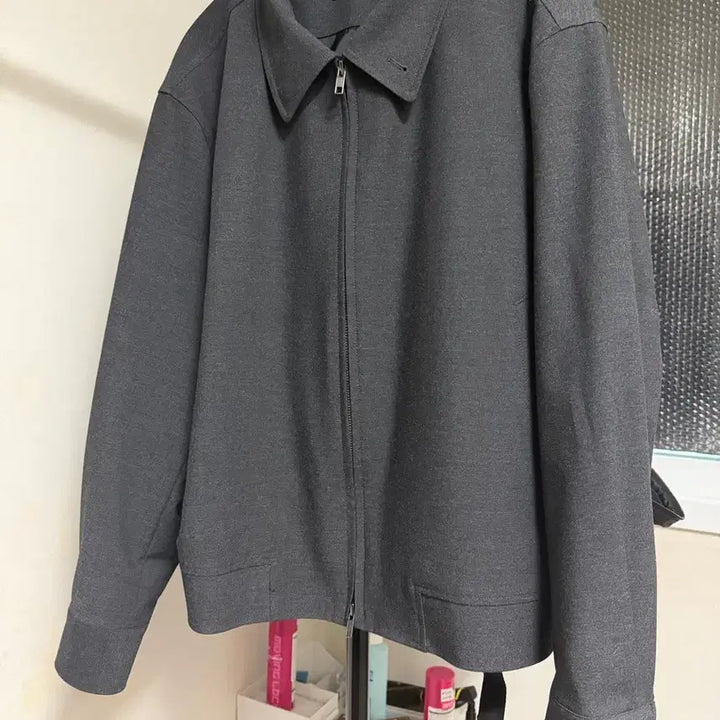 [SOLD OUT] 애습 와이드 울 블루종 M
