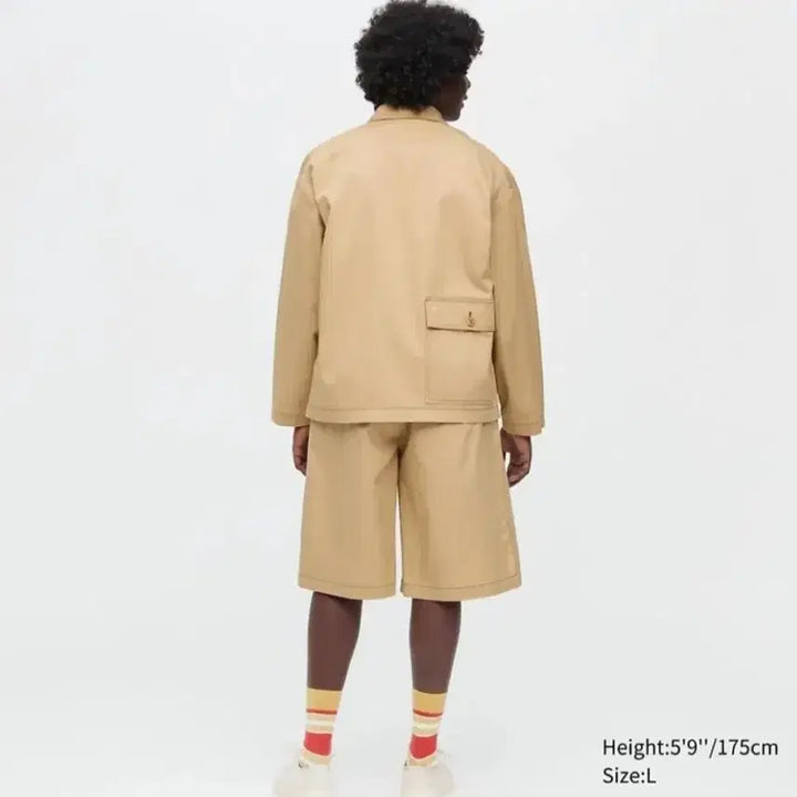[BUNJANG] Uniqlo x MARNI Oversized Utility Jacket - Beige (L) / 유니클로 x 마르니 오버사이즈 유틸리티 자켓 베이지L
