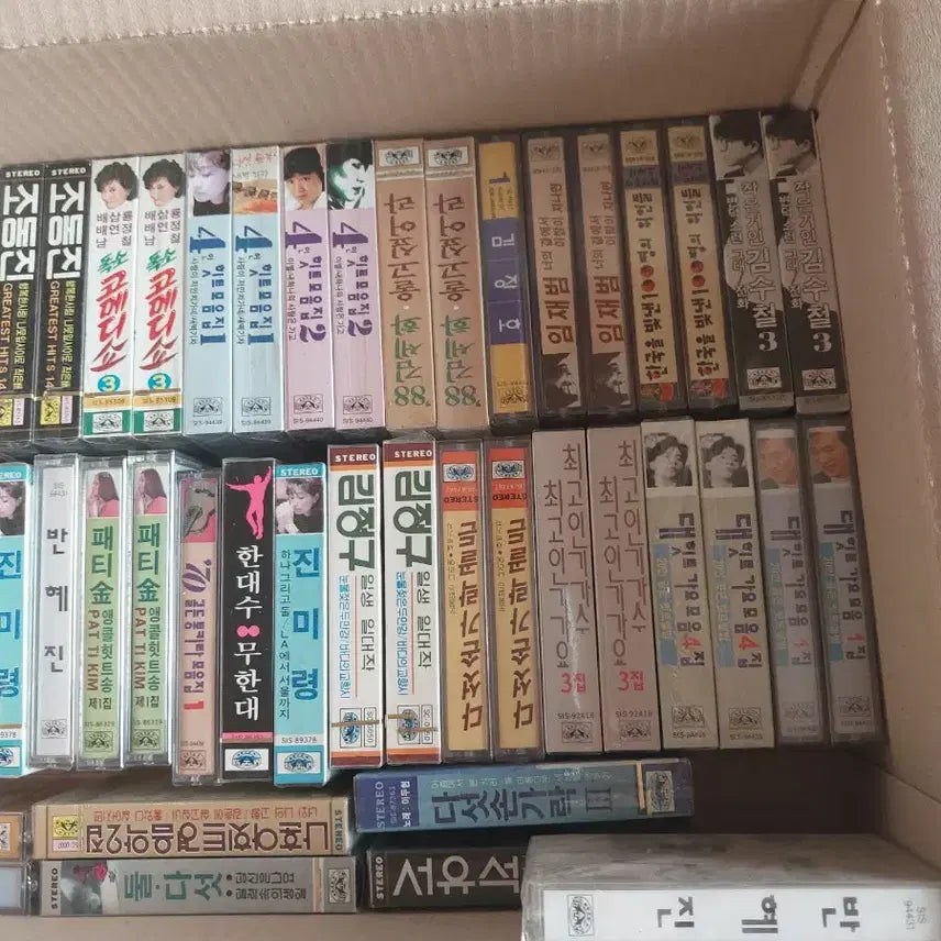 [SOLD OUT] 가요 카세트 테이프 모음  미개봉 미사용50개