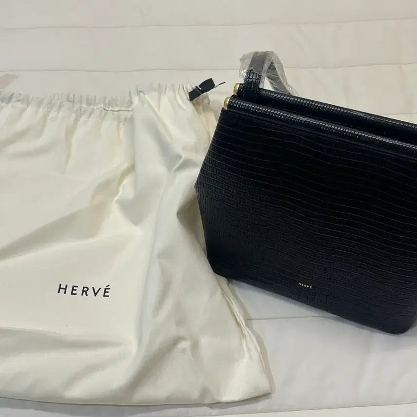 [BUNJANG] Herve KATE BAG Lizard Black Handbag / (완전 새상품) 에르베 KATE BAG Lizard Black