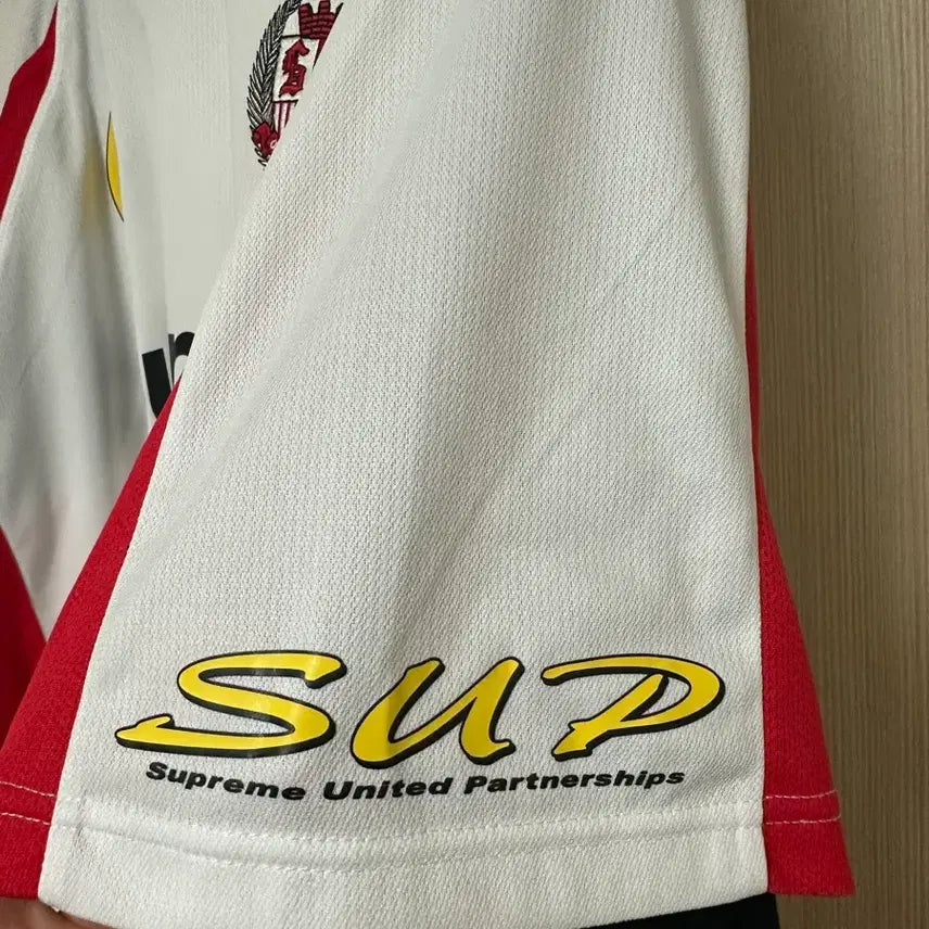 [BUNJANG] Supreme Soccer Jersey White / [XL] 슈프림 후드 사커 저지 화이트