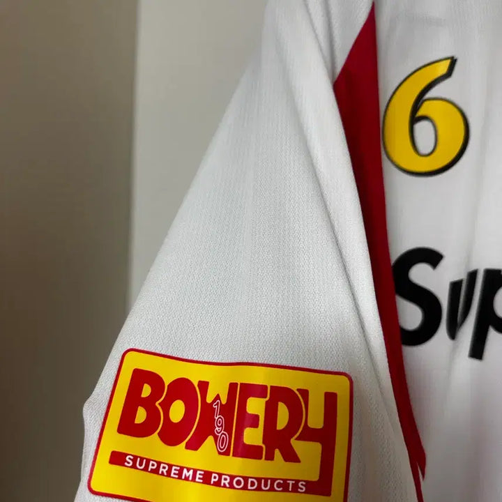 [BUNJANG] Supreme Soccer Jersey White / [XL] 슈프림 후드 사커 저지 화이트