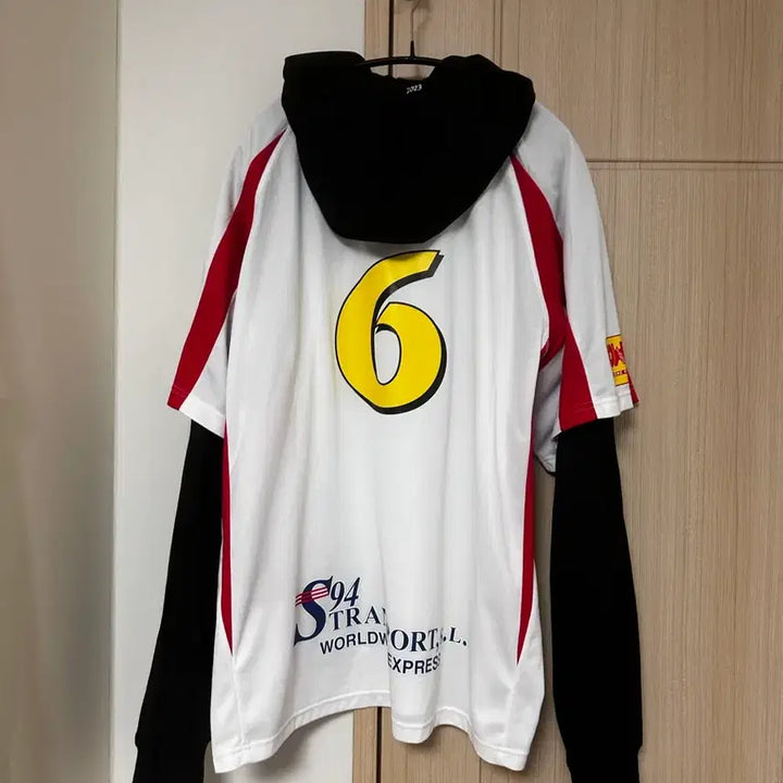 [BUNJANG] Supreme Soccer Jersey White / [XL] 슈프림 후드 사커 저지 화이트