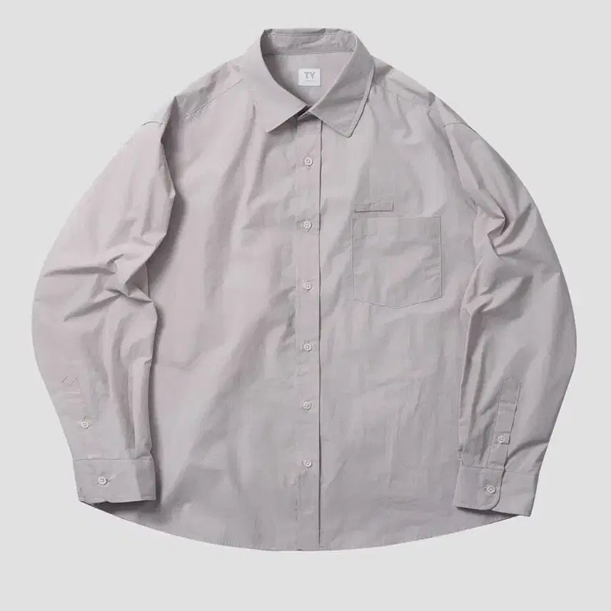 [BUNJANG] Teul-Young All Day Pure Crop Shirt / [틀영] 올데이 퓨어 셔츠 - 크롭, 라벤더 머스크
