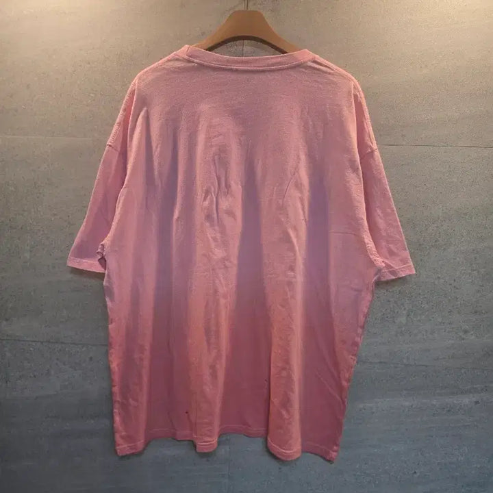 [BUNJANG] Pokemon Eevee Oversized Fit Pink T-shirt / 포켓몬스터. 이브이. 오버사이즈 핏. 핑크 티셔츠 .