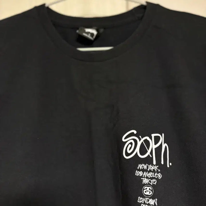 [BUNJANG] Stussy Sophnet Black T-Shirt / [L] 스투시x소프넷 티셔츠 블랙