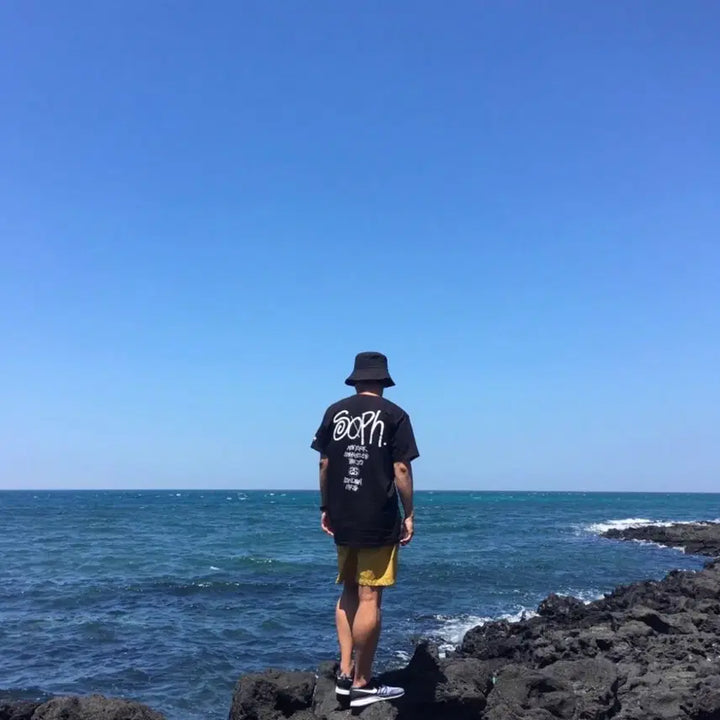 [BUNJANG] Stussy Sophnet Black T-Shirt / [L] 스투시x소프넷 티셔츠 블랙