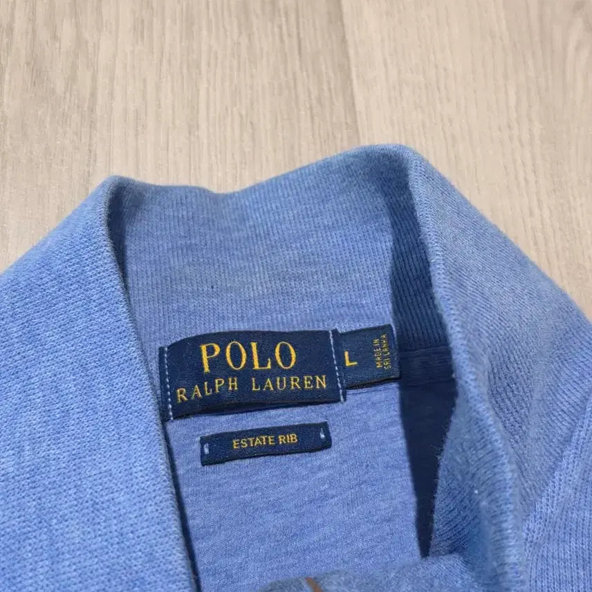 [BUNJANG] Polo Ralph Lauren Blue Half Zip-up / 폴로 랄프로렌 블루 하프 집업