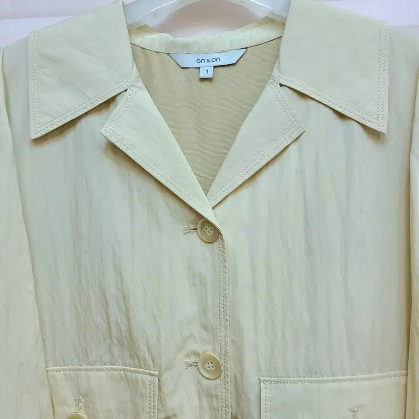 [BUNJANG] On&amp;On Half Sleeve Shirt Jacket / 온앤온> 하프소매 셔츠형 자켓 (219천원)