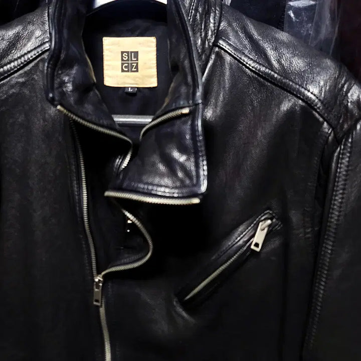 [BUNJANG] Selectizm Italian Lambskin Asymmetrical Double Zipper Blouson Jacket / 셀렉티즘/이태리 양가죽 사선 이중지퍼 라이더 블루종 자켓 /L[103]