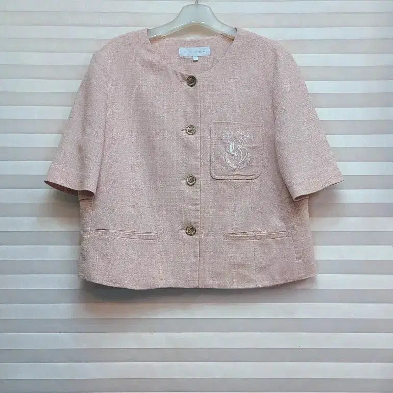 [BUNJANG] Olive Des Olive Pink Short Sleeve Jacket / 올리브데올리브> 핑크 반팔 숏자켓 (278천원)