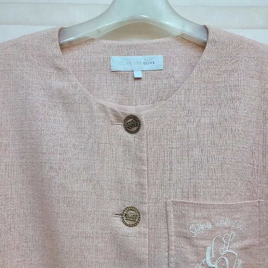 [BUNJANG] Olive Des Olive Pink Short Sleeve Jacket / 올리브데올리브> 핑크 반팔 숏자켓 (278천원)