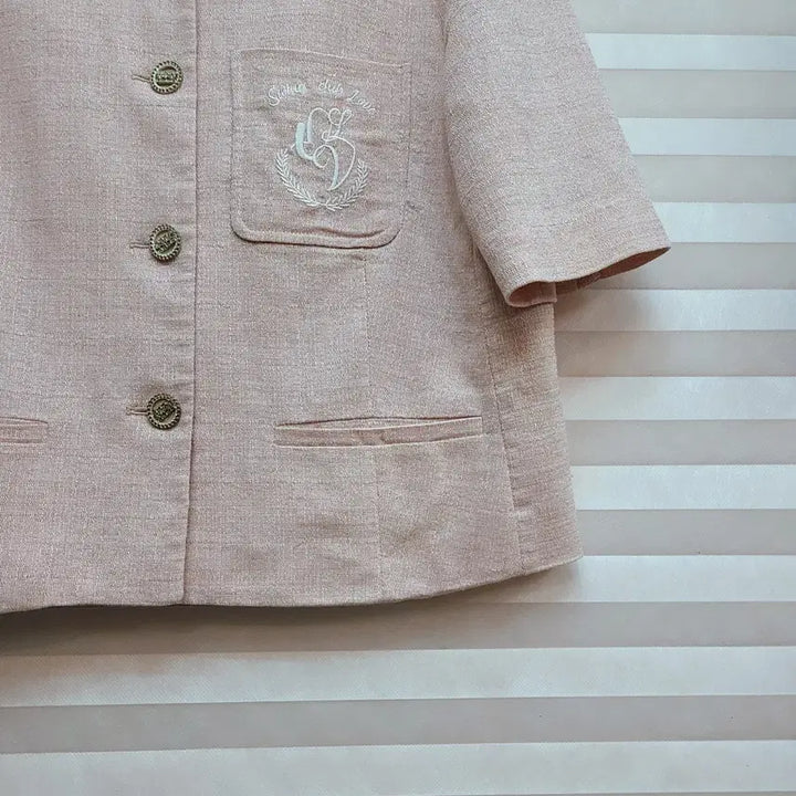 [BUNJANG] Olive Des Olive Pink Short Sleeve Jacket / 올리브데올리브> 핑크 반팔 숏자켓 (278천원)