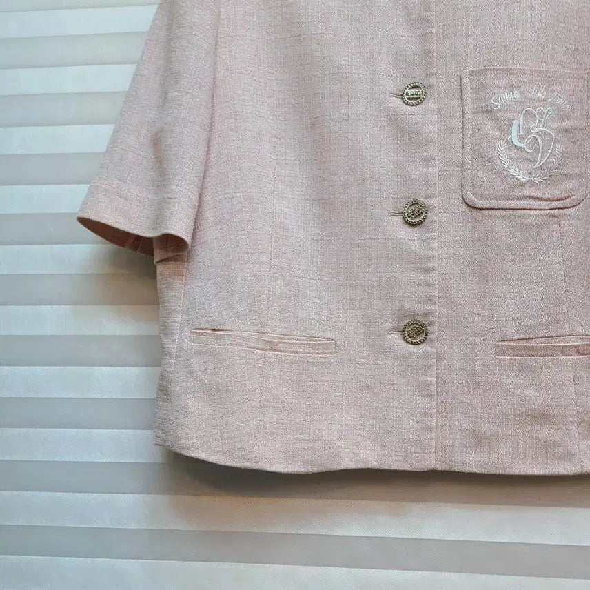 [BUNJANG] Olive Des Olive Pink Short Sleeve Jacket / 올리브데올리브> 핑크 반팔 숏자켓 (278천원)