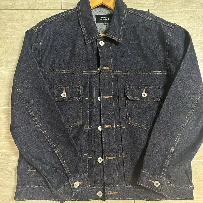 [BUNJANG] Musinsa Standard Denim Trucker Jacket Deep Indigo / 무신사 스탠다드 데님 트러커 재킷 딥 인디고 팔아요