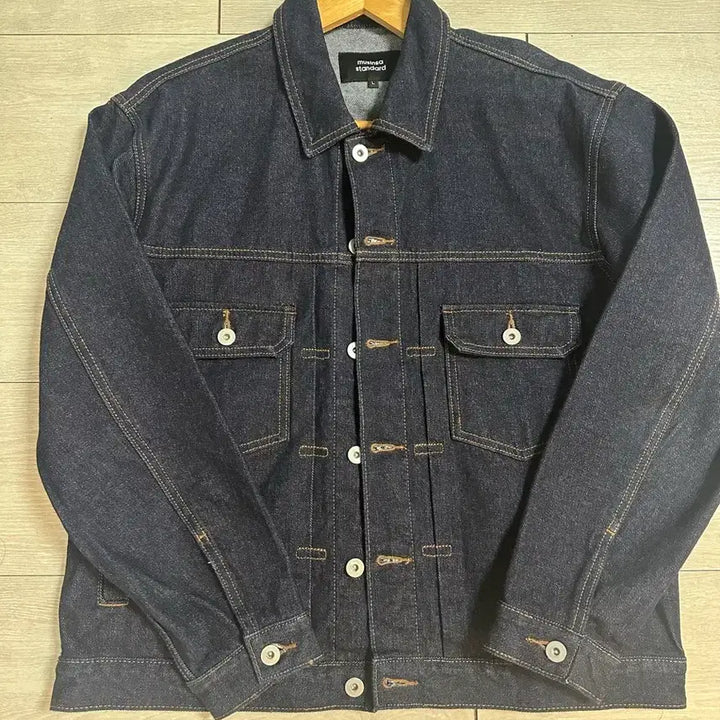 [BUNJANG] Musinsa Standard Denim Trucker Jacket Deep Indigo / 무신사 스탠다드 데님 트러커 재킷 딥 인디고 팔아요
