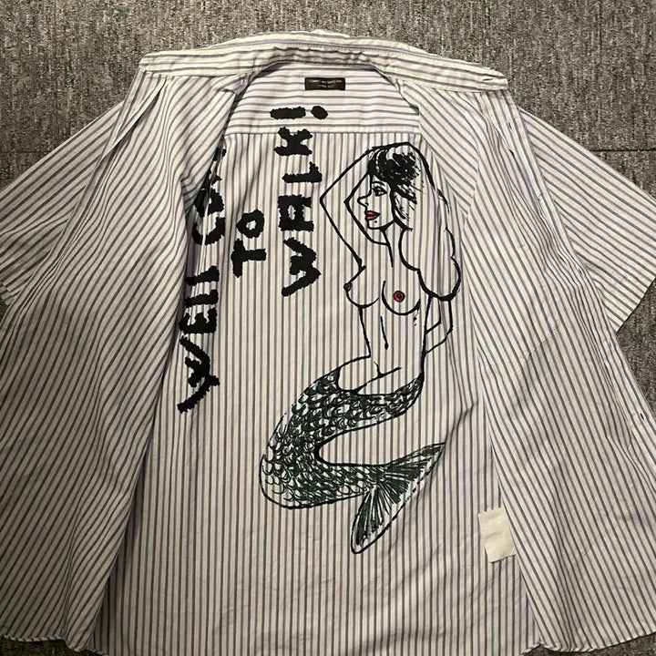 [BUNJANG] Comme des Garcons Homme Plus 04SS Galson Short Sleeve Shirt [L] / 04SS 꼼데가르송 옴므 플러스 갤슨 반팔 셔츠 [L]