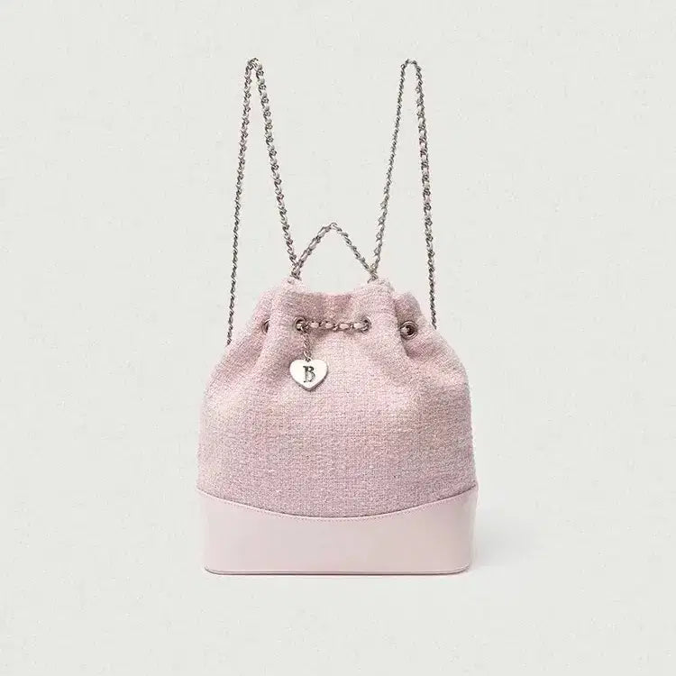 [SOLD OUT] 바넷  여성용 트위드 백팩 핑크