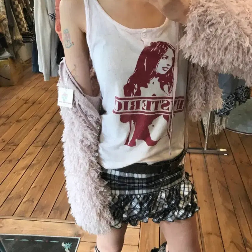 [SOLD OUT] 히스테릭글래머 히스걸 팝콘 나시
