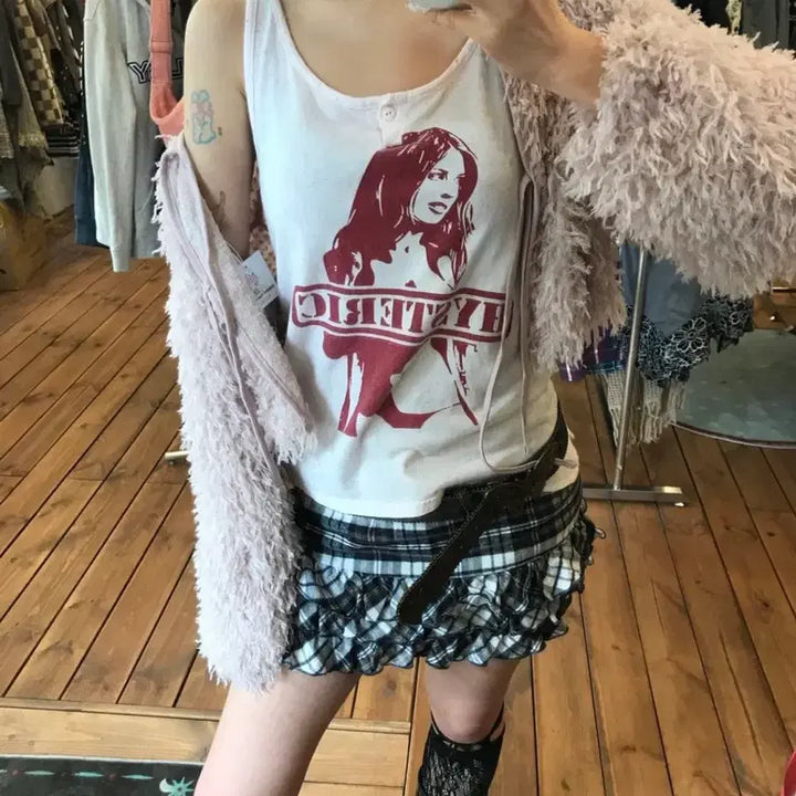 [SOLD OUT] 히스테릭글래머 히스걸 팝콘 나시