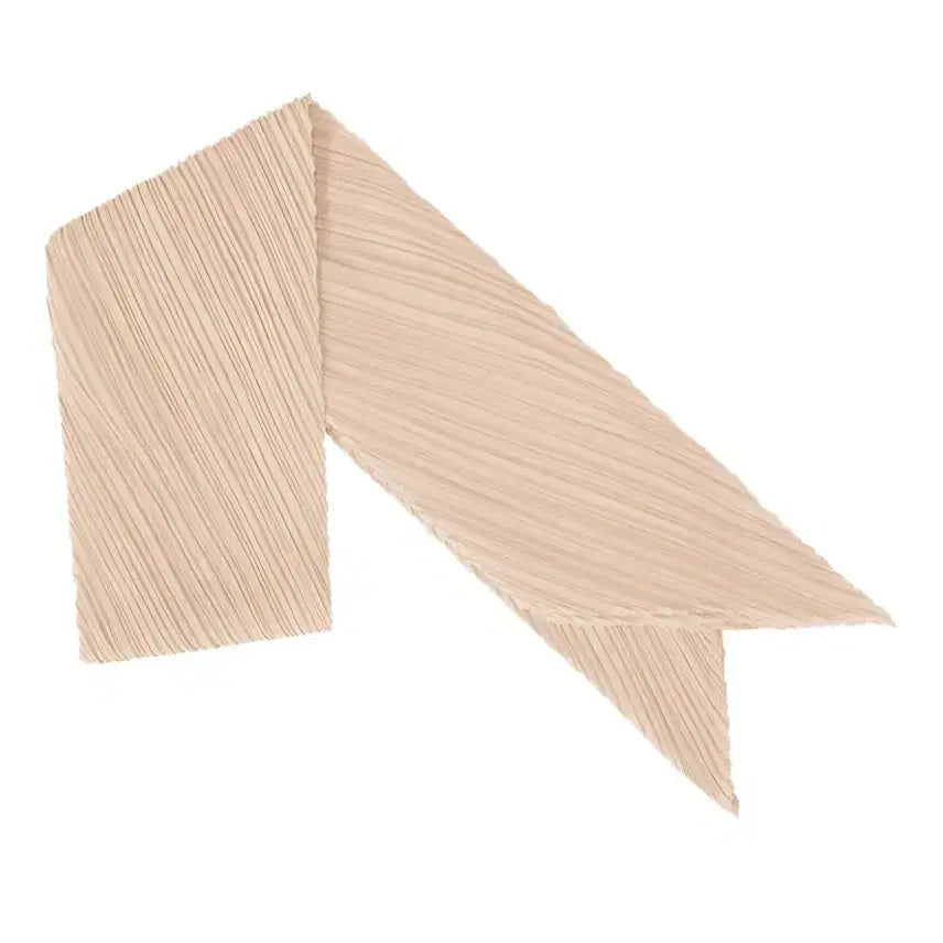 [BUNJANG] Pleats Please Light Beige Scarf / 플리츠플리즈 스카프 라이트베이지