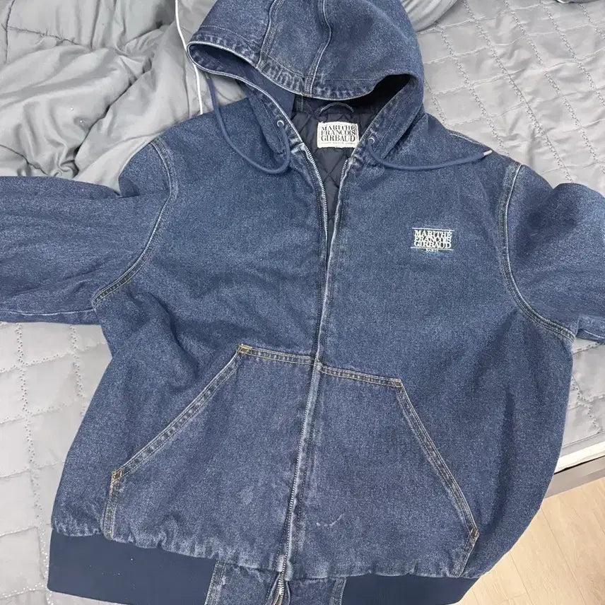 [BUNJANG] Marithe Francois Denim Hooded Jacket / 마리떼 프랑소와 데님자켓