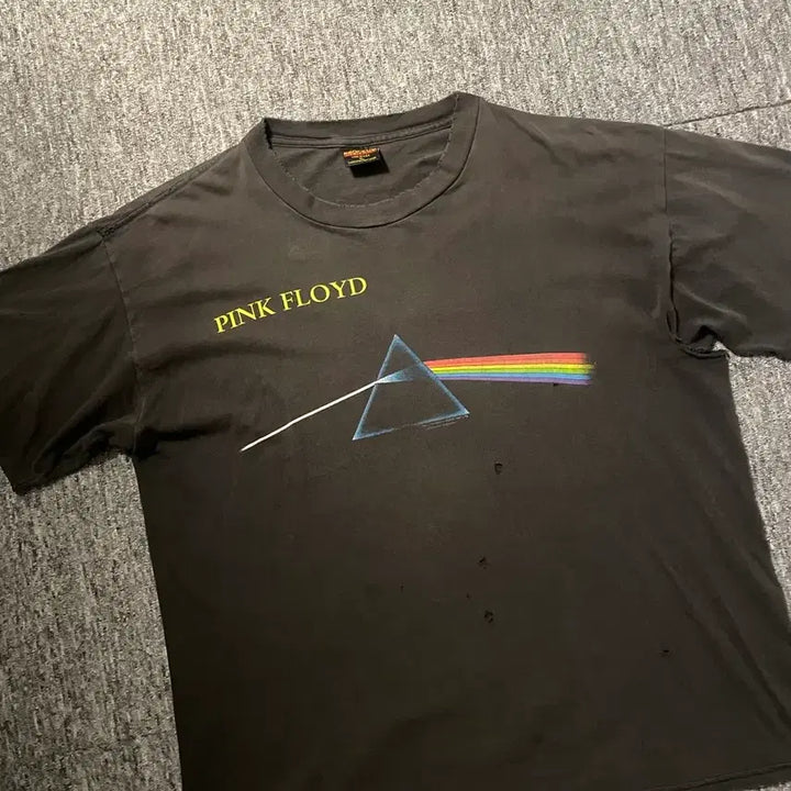 [BUNJANG] Pink Floyd Prism T-shirt [XL] / 90s 핑크플로이드 프리즘 반팔 티셔츠 [XL]
