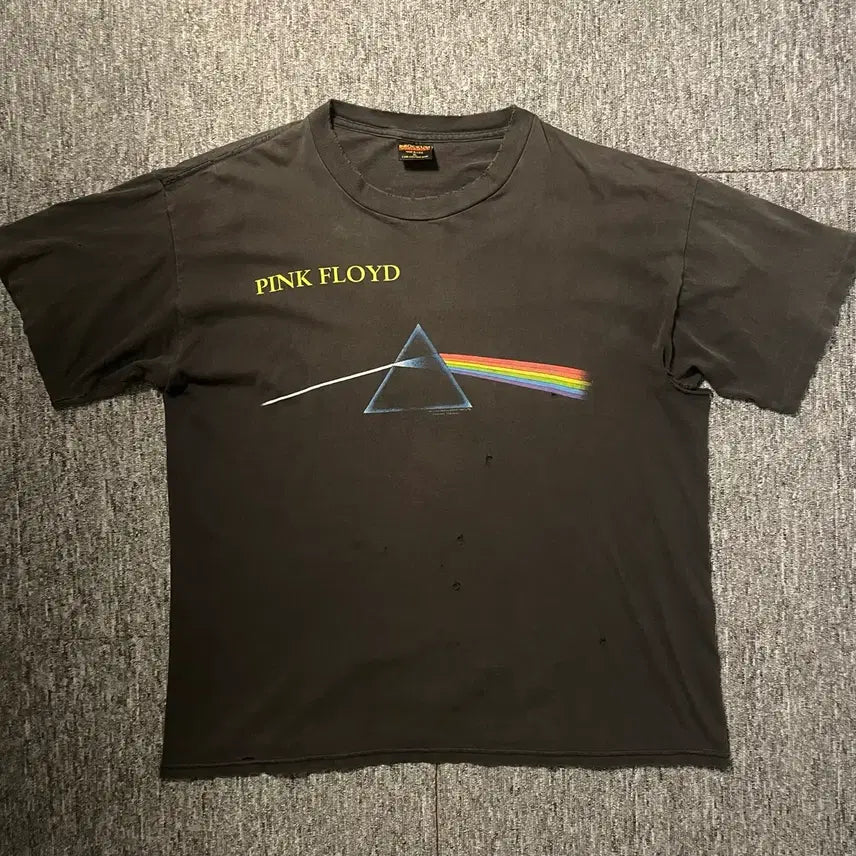 [BUNJANG] Pink Floyd Prism T-shirt [XL] / 90s 핑크플로이드 프리즘 반팔 티셔츠 [XL]