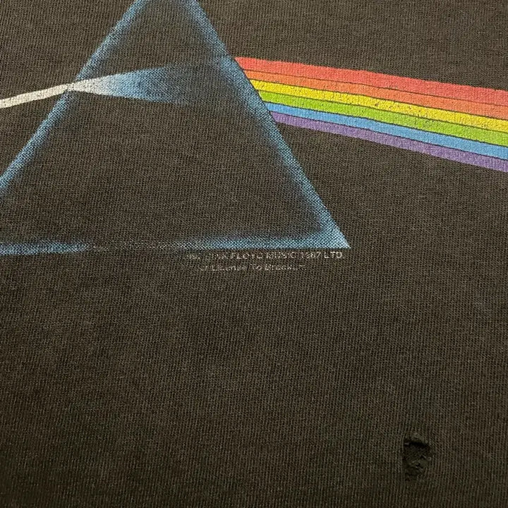 [BUNJANG] Pink Floyd Prism T-shirt [XL] / 90s 핑크플로이드 프리즘 반팔 티셔츠 [XL]